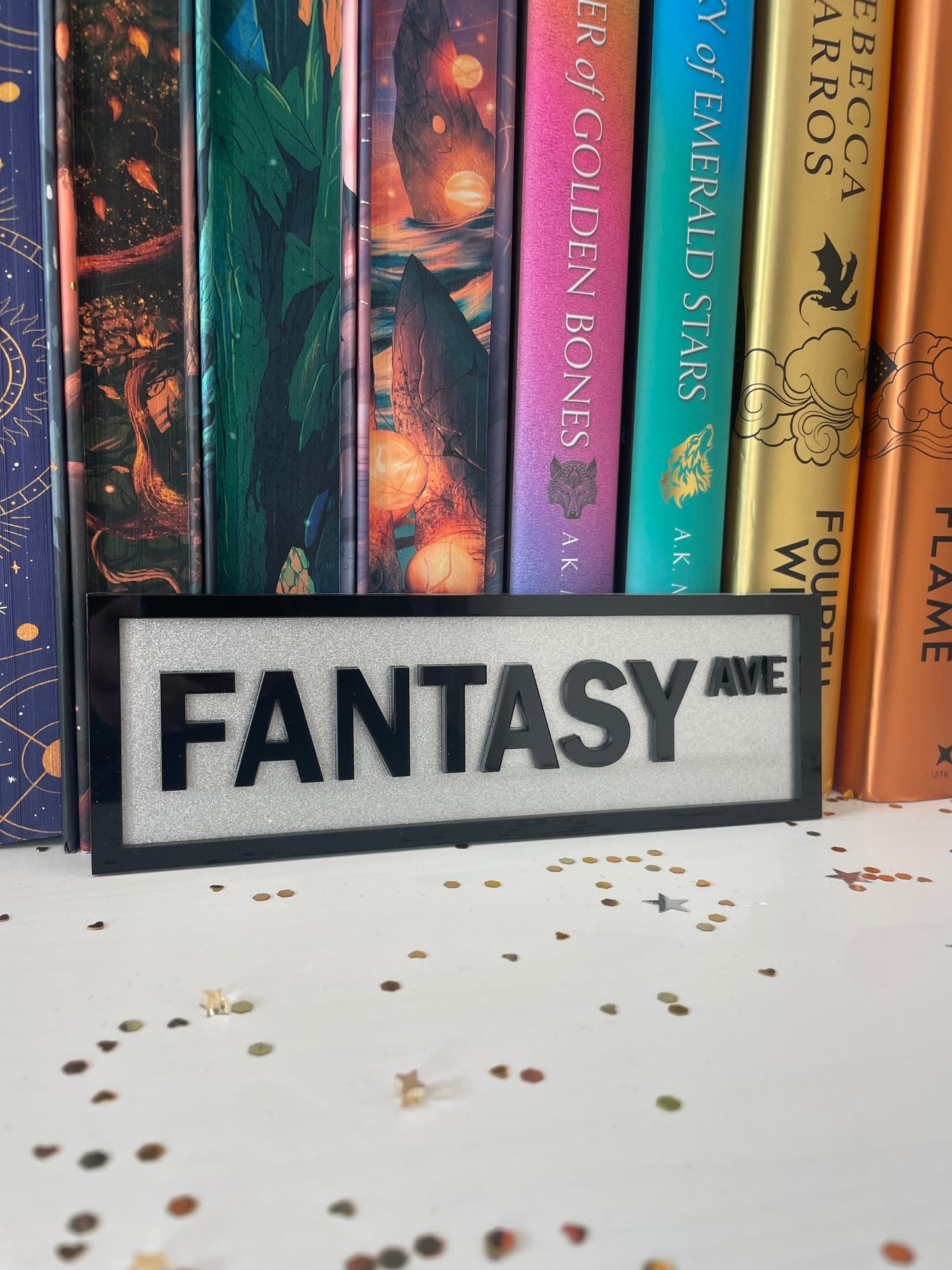 Sparkle and Shimmer Book Shelf Street Signs