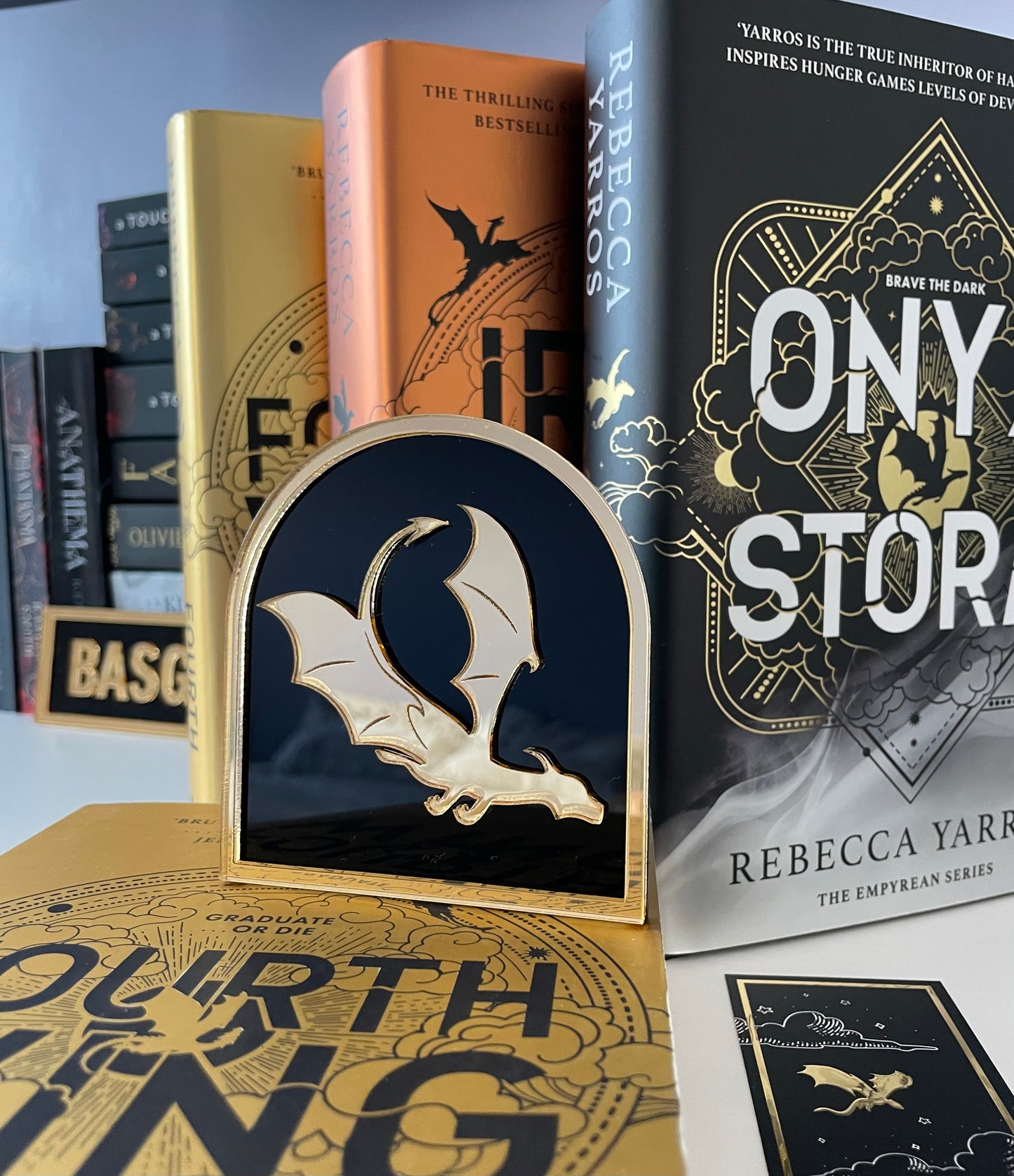 The Arches - Book shelf signs