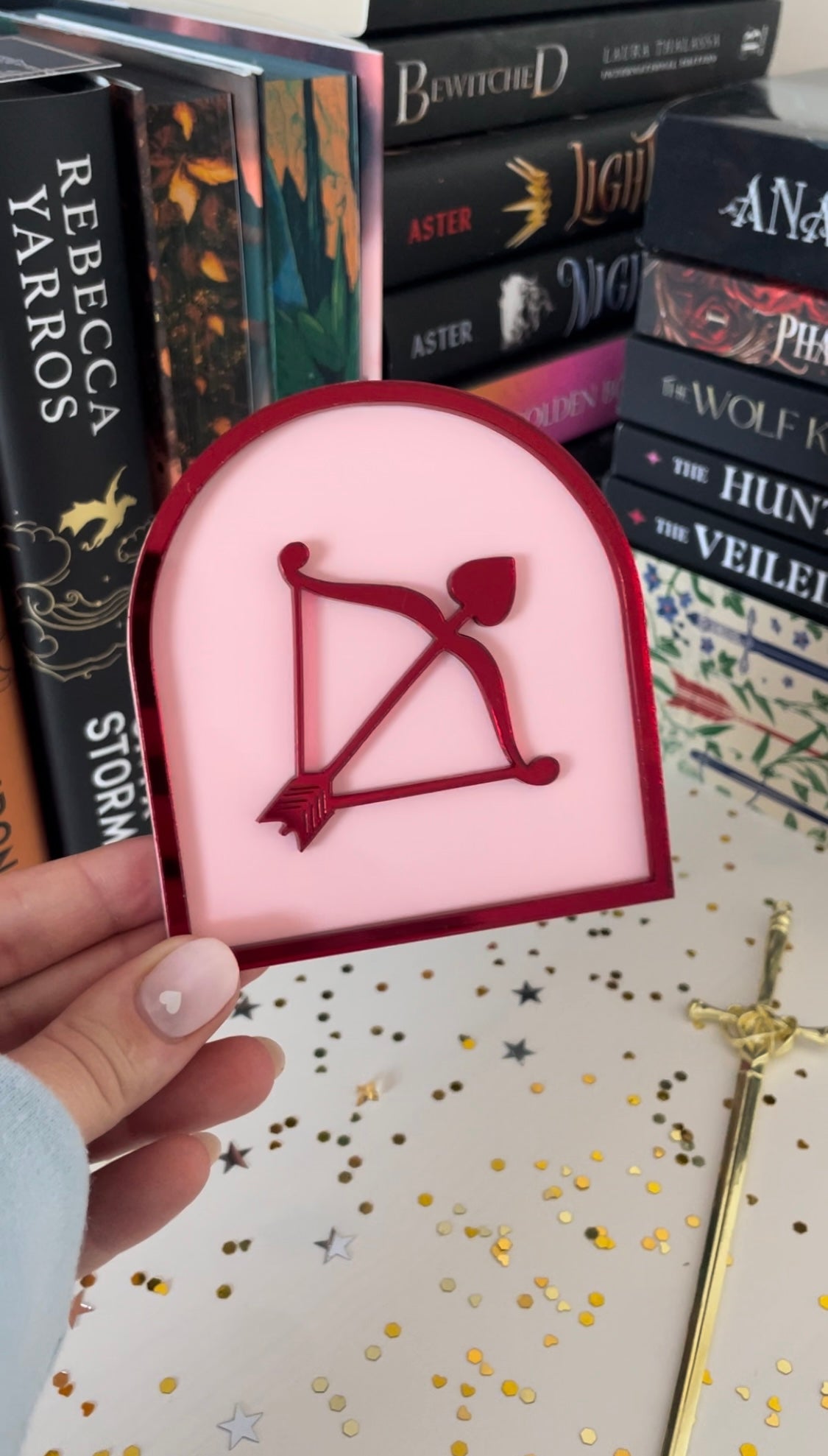 The Arches - Book shelf signs