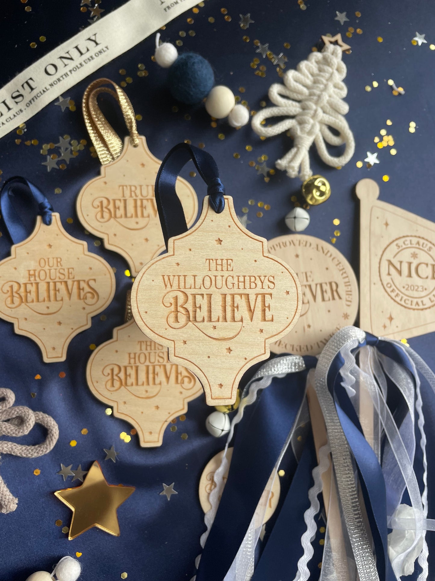 Believe Ornaments