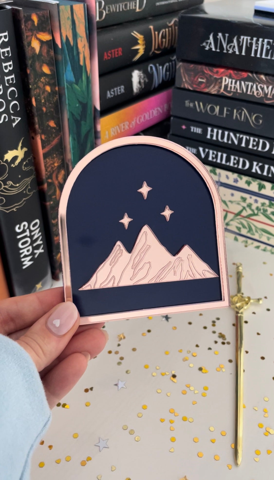 The Arches - Book shelf signs