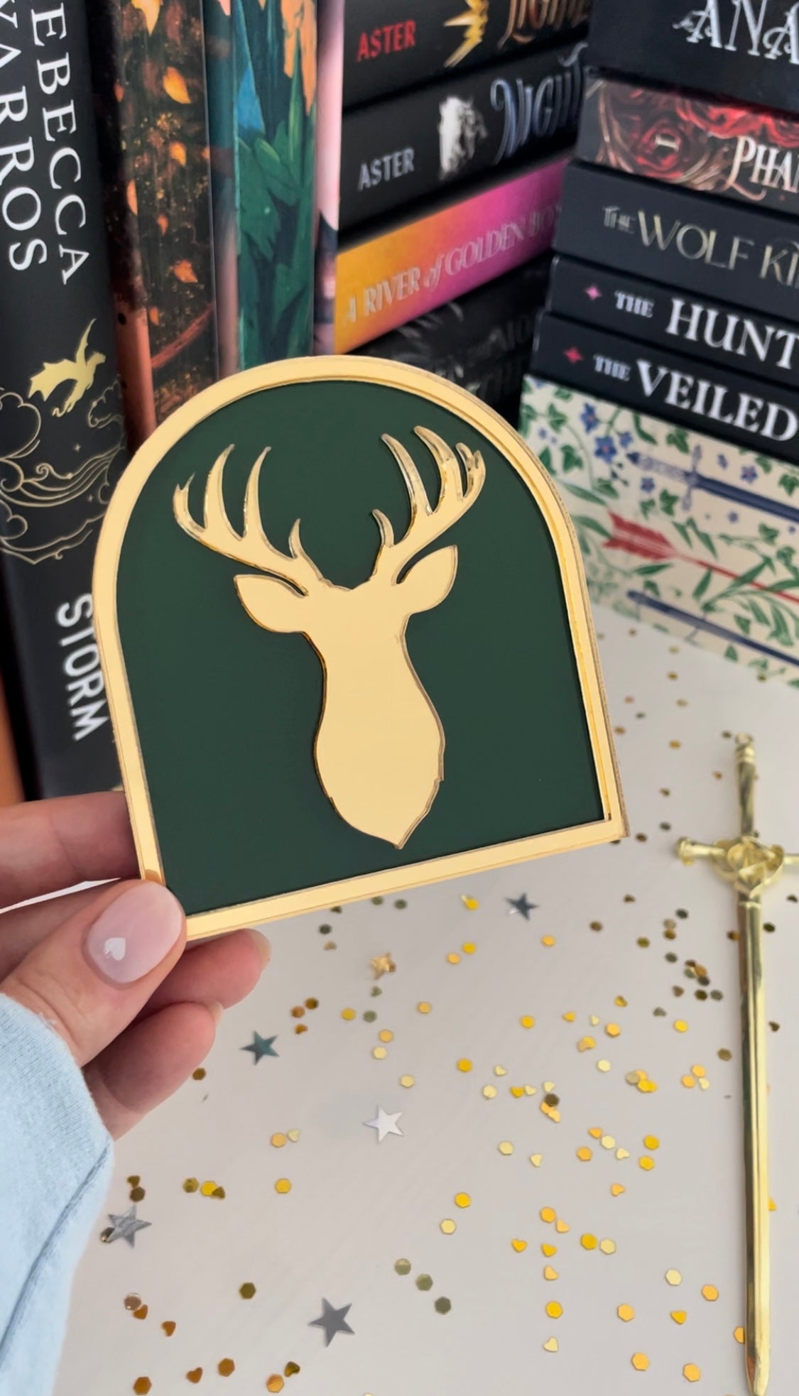 The Arches - Book shelf signs