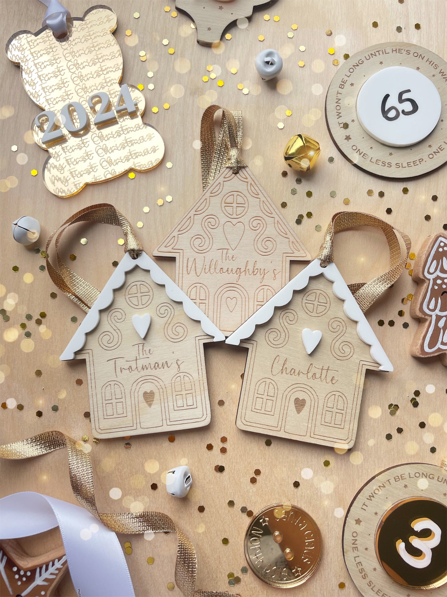 Iced Gingerbread Houses