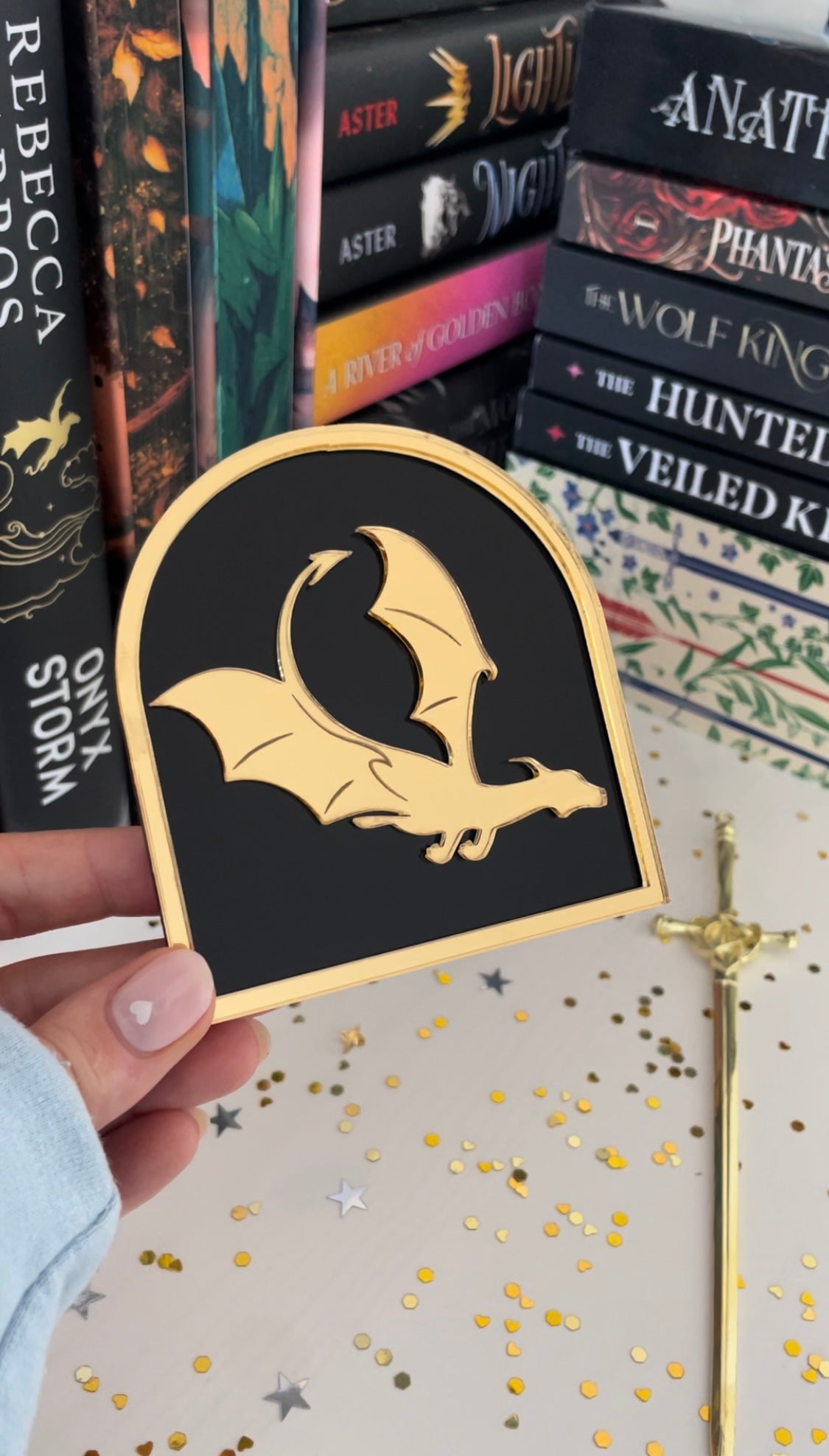The Arches - Book shelf signs