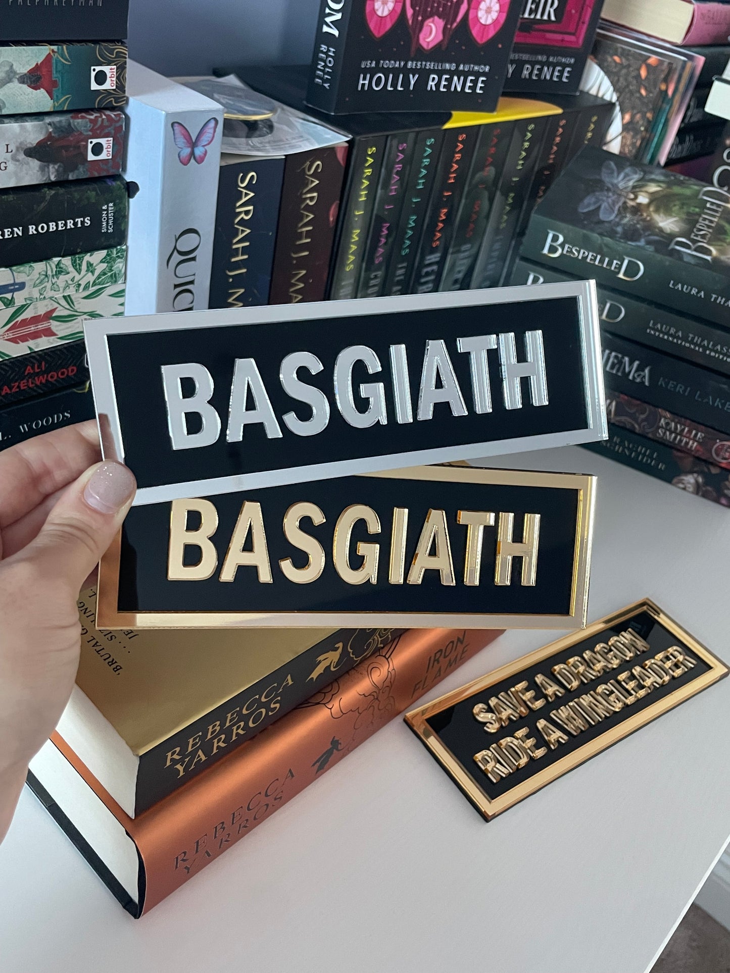 Sparkle and Shimmer Book Shelf Street Signs