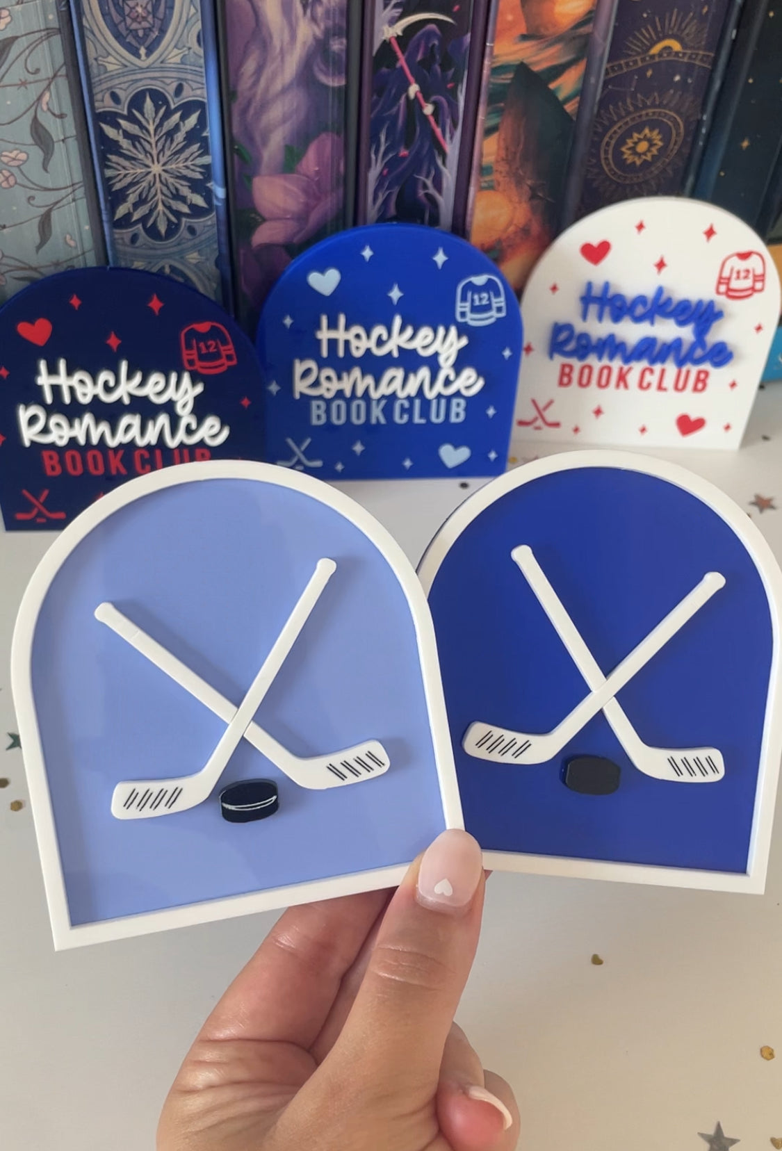 The Arches - Book shelf signs