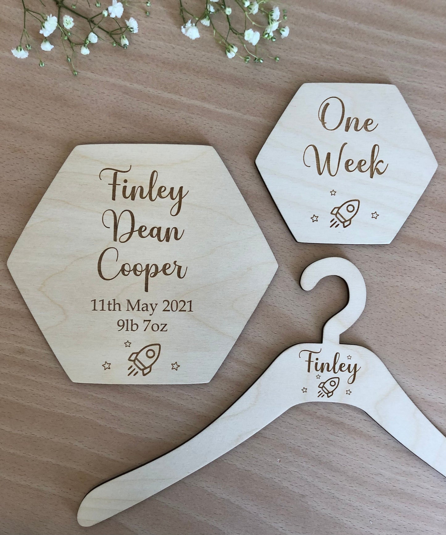 Baby Arrival Announcement Plaque