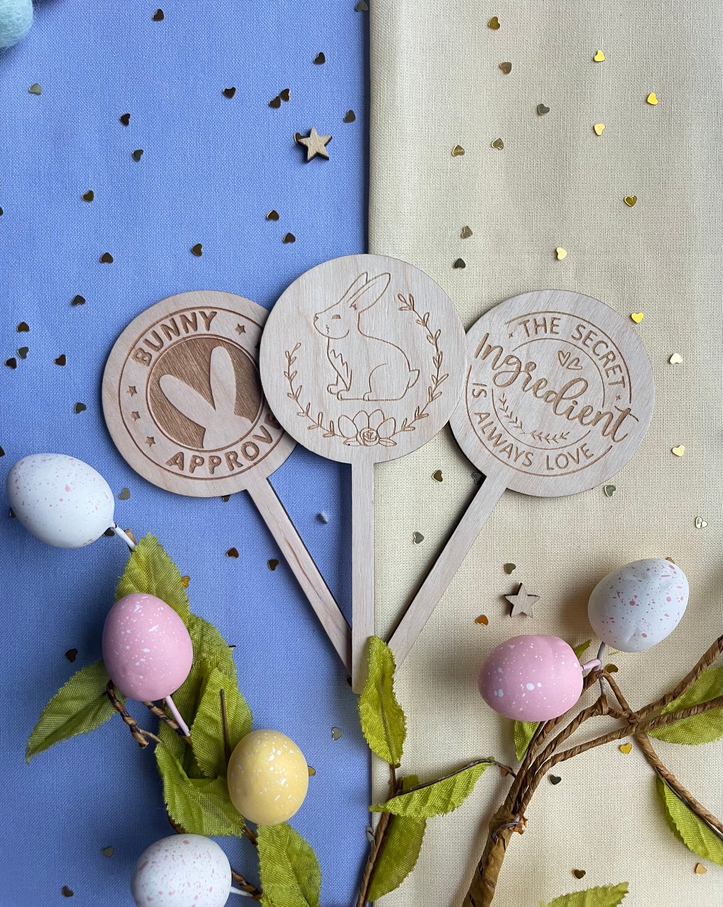 Easter Food Prop/Token - Bunny Approved