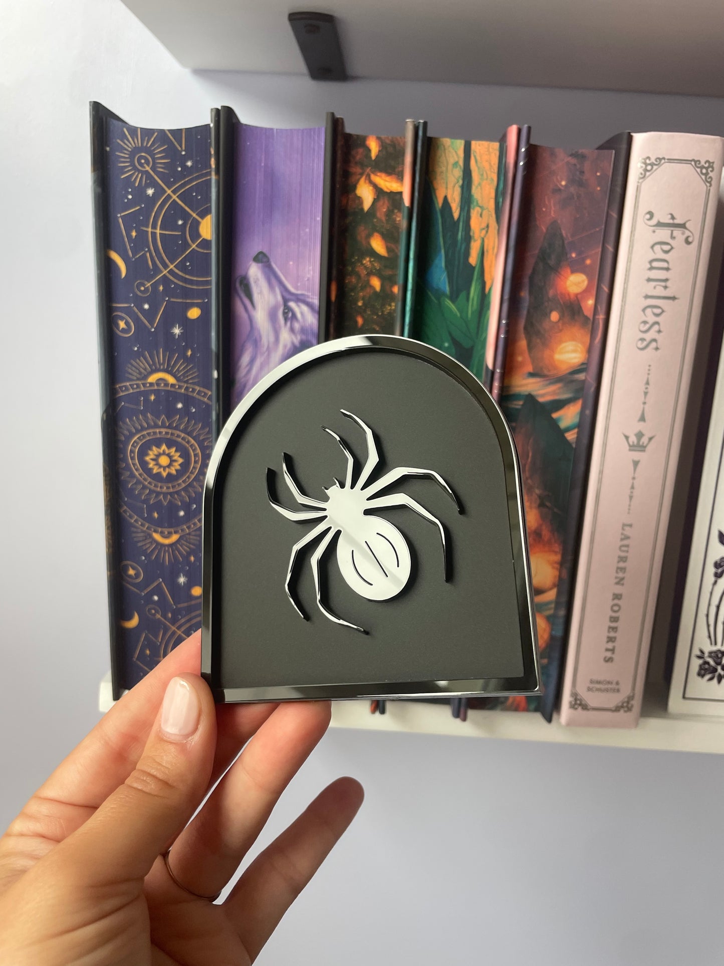 The Arches - Book shelf signs