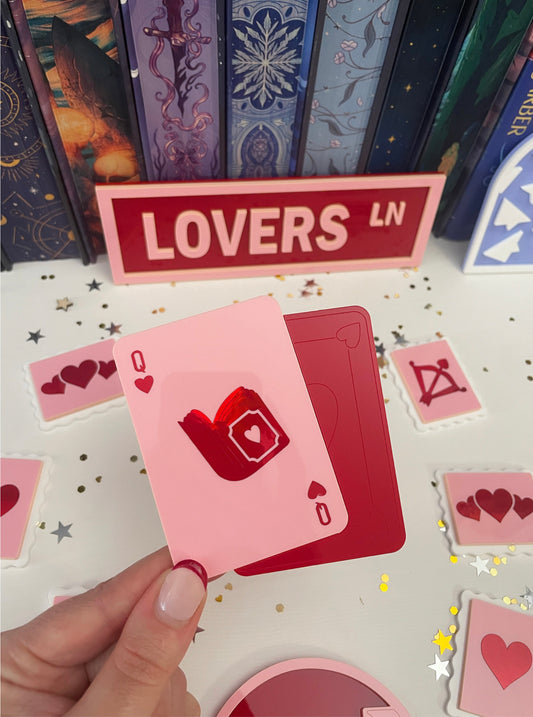 Queen of Books playing cards