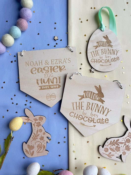 Personalised Egg Hunt Mini Banner