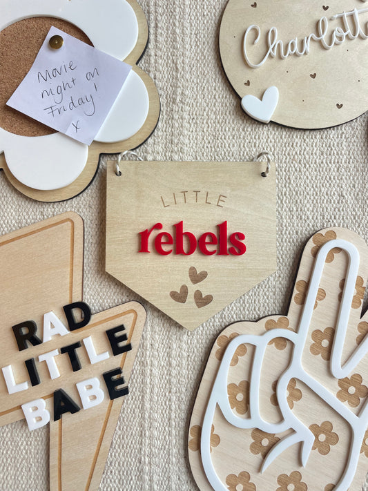 Little Rebel Mini Banner