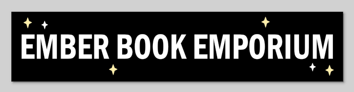 Ember book emporium - Custom sign