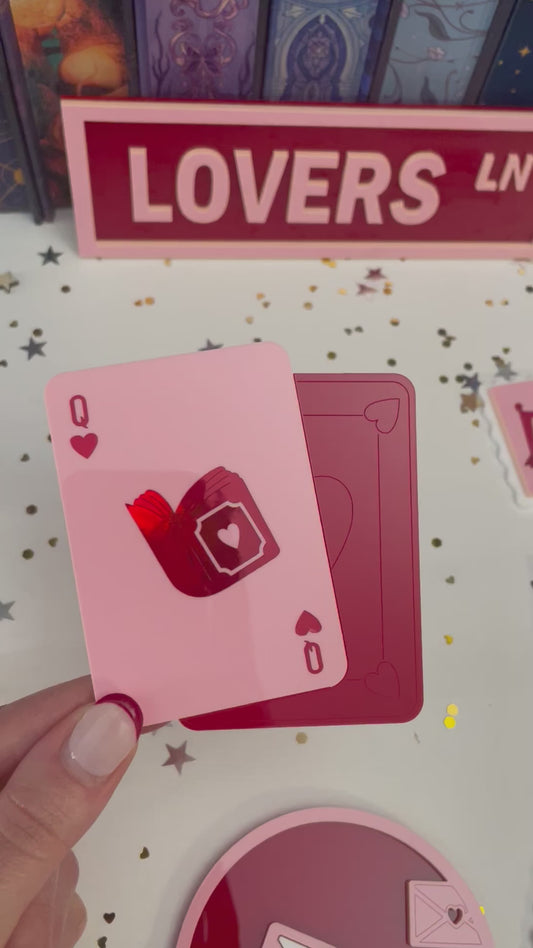 Queen of Books playing cards