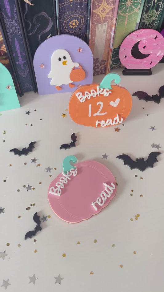 Books Read Pumpkin
