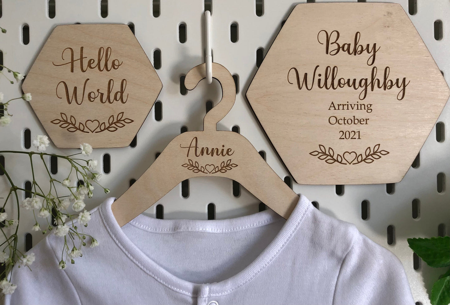 Baby Arrival Announcement Plaque