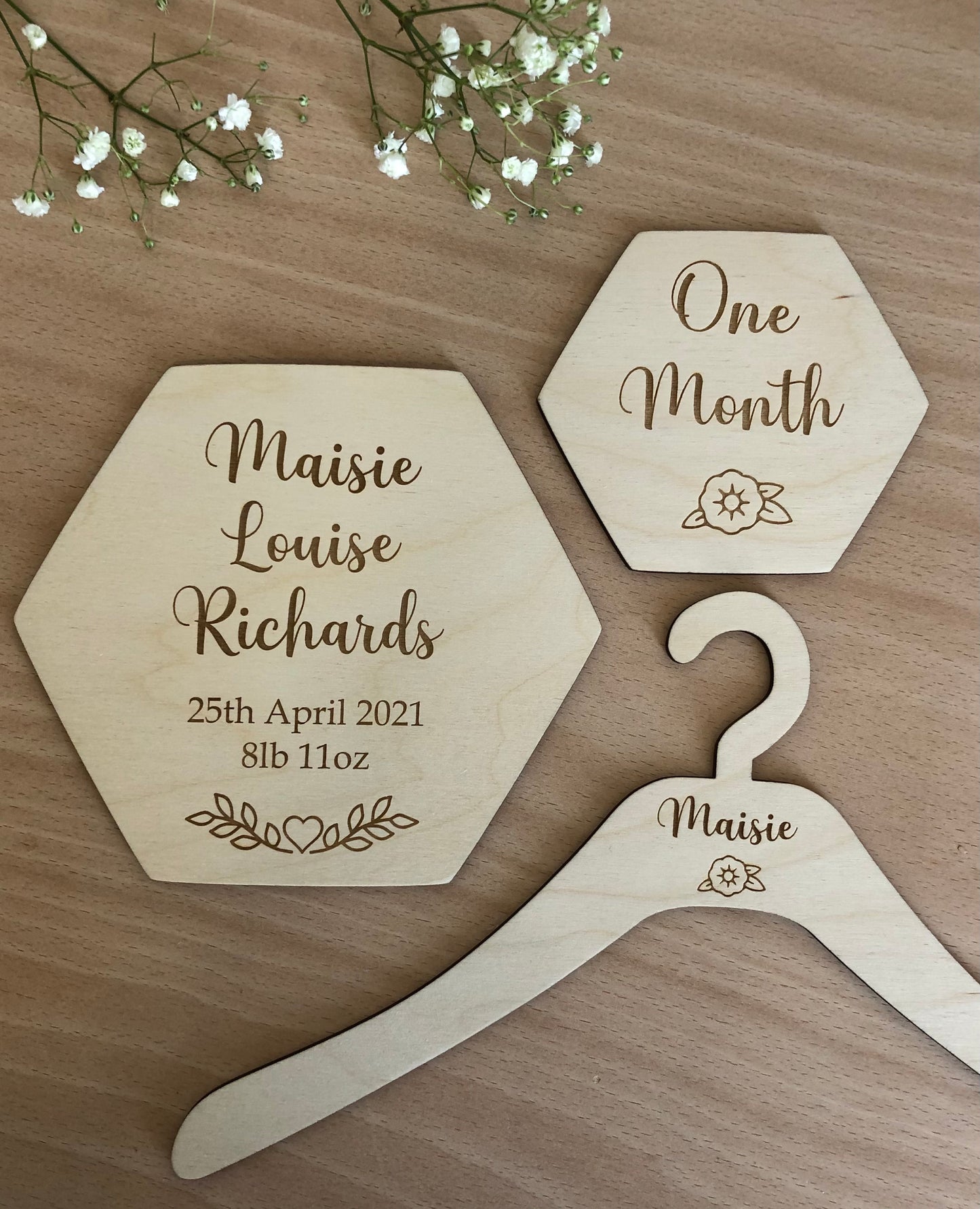 Baby Arrival Announcement Plaque