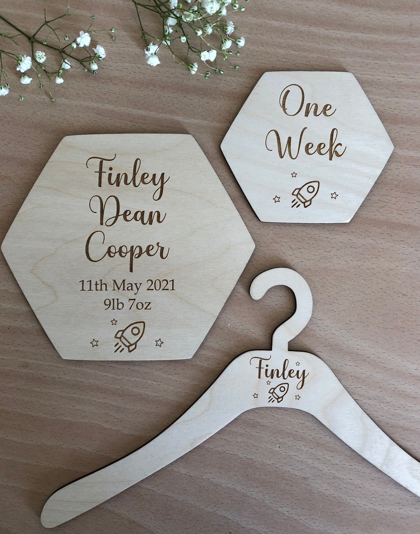 Baby Arrival Announcement Plaque