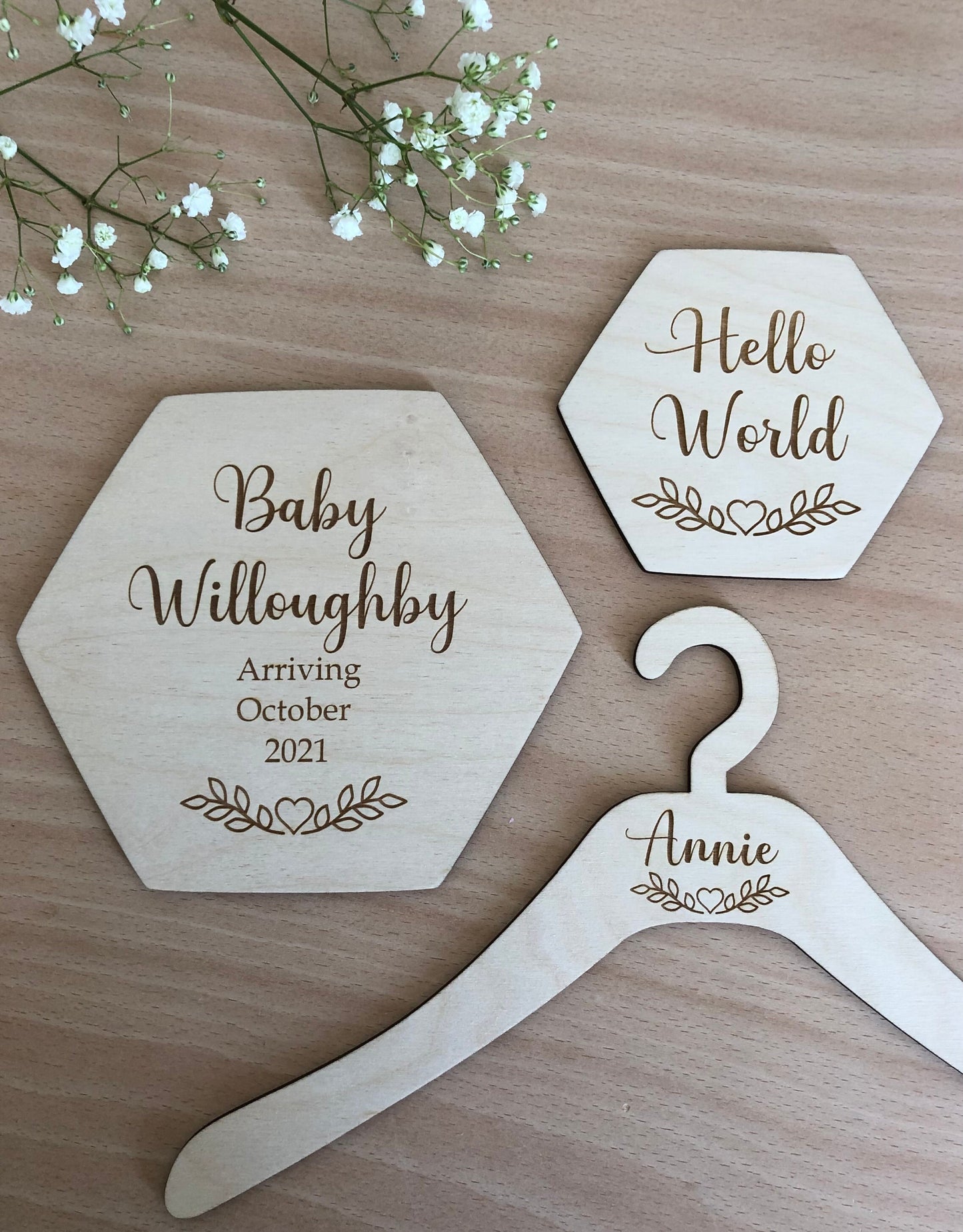 Baby Arrival Announcement Plaque