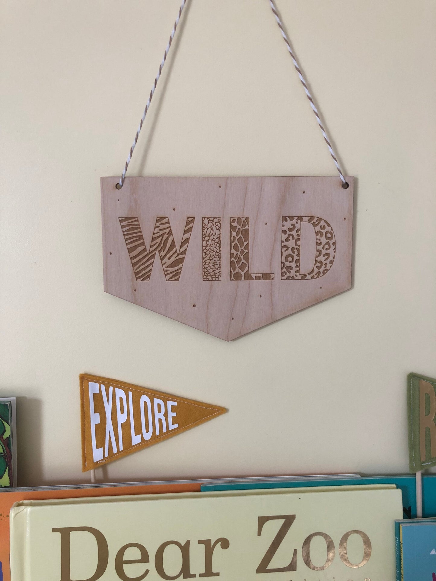 WILD wall banner