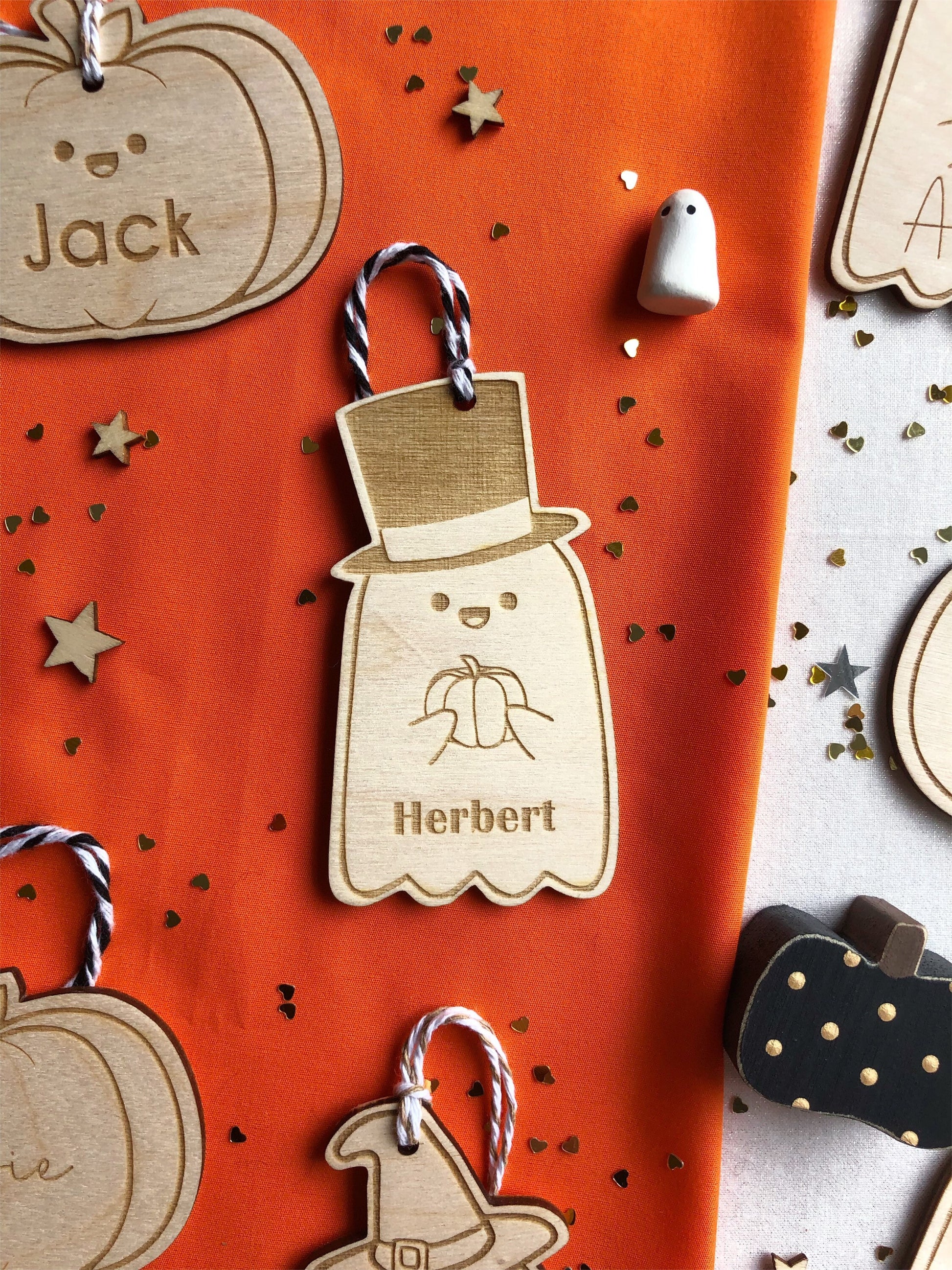 Ghost - Boo basket tags / Halloween gift tags