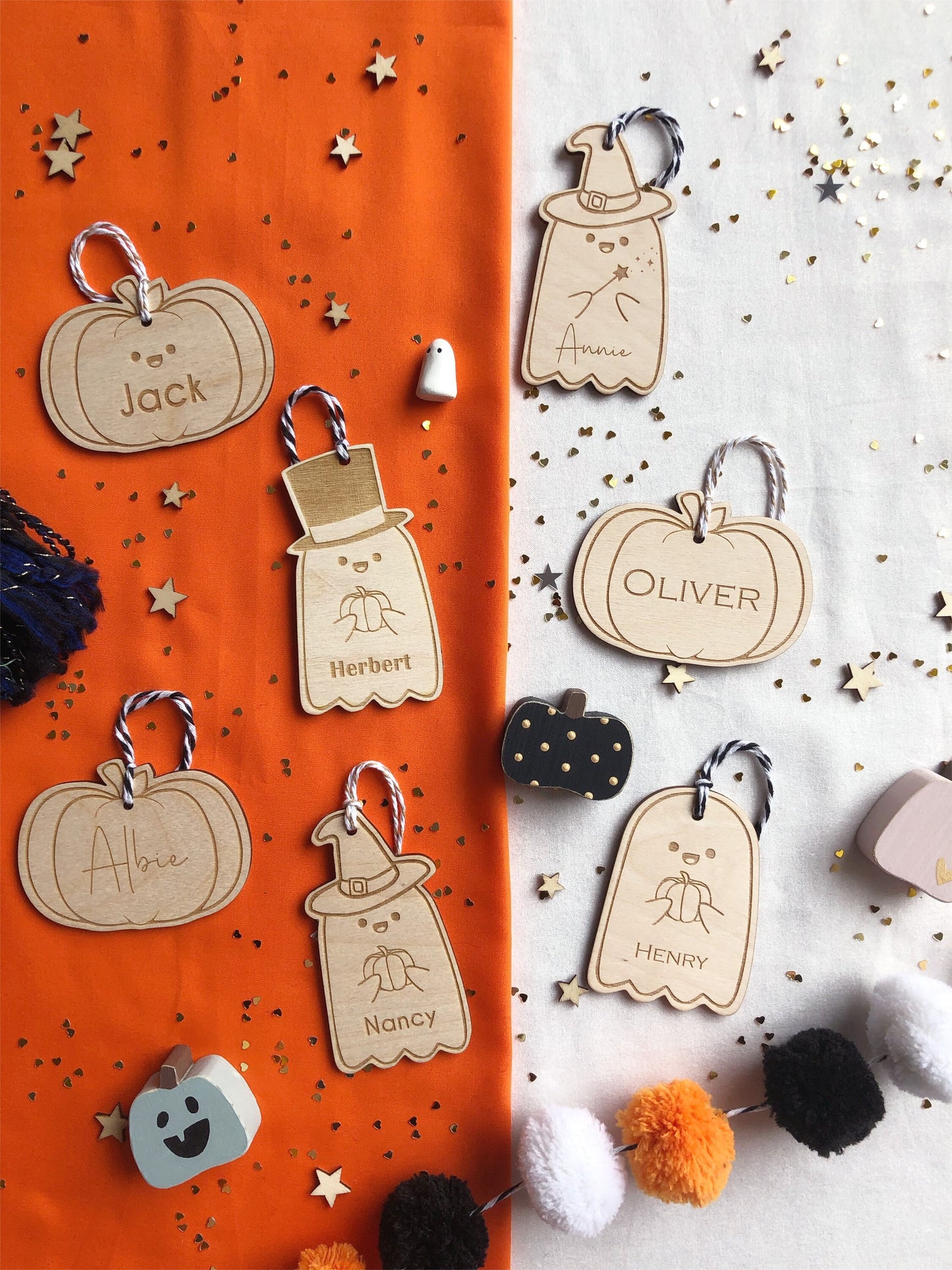 Ghost - Boo basket tags / Halloween gift tags