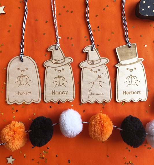 Ghost - Boo basket tags / Halloween gift tags
