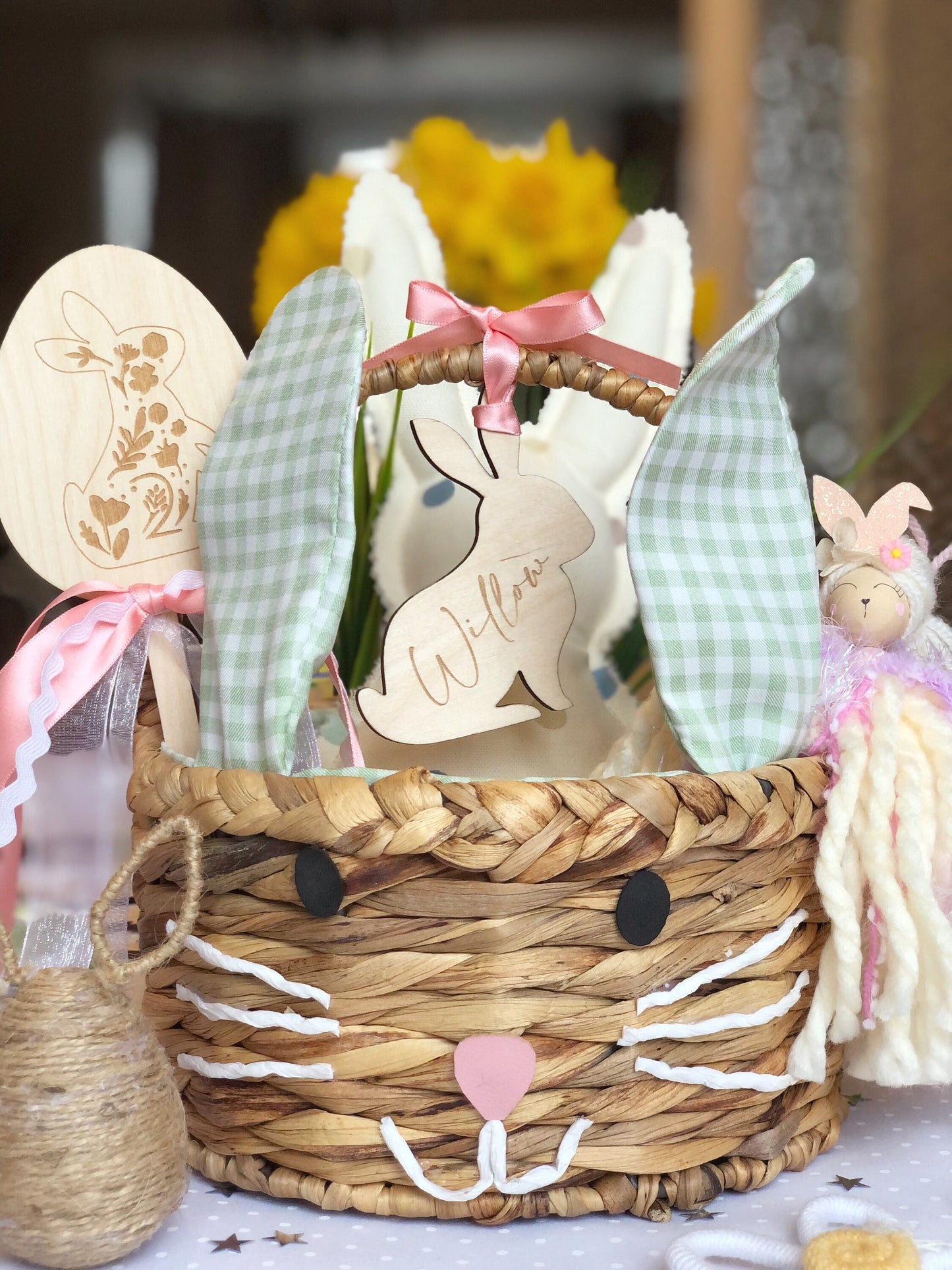 Bunny Easter Basket Tag