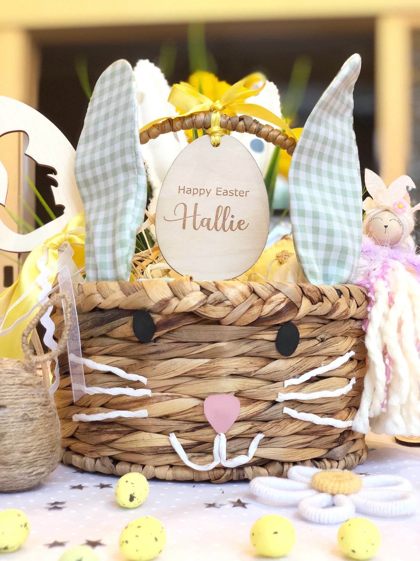 Bunny Easter Basket Tag