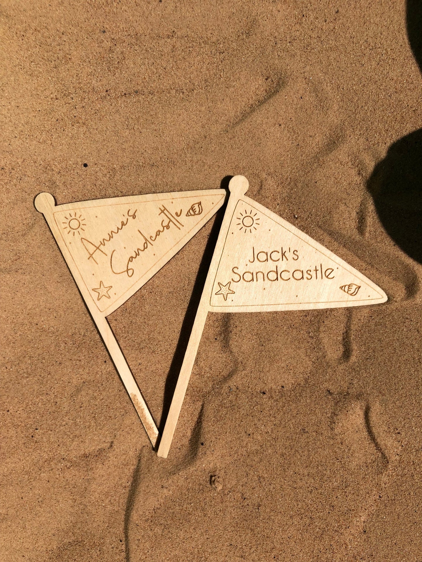 Sandcastle Flag / Holiday Keepsake